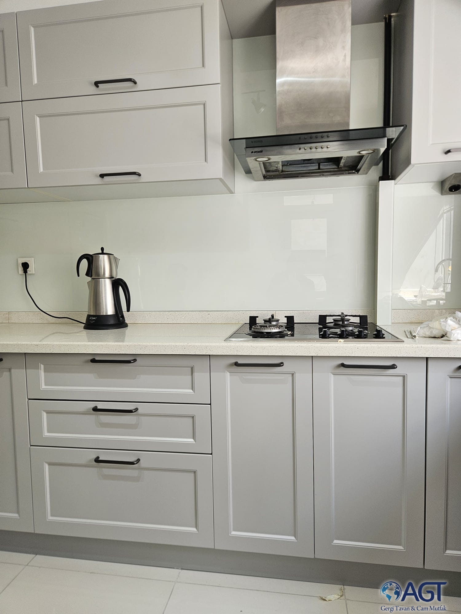 Ultra Clear Beyaz Cam Panel