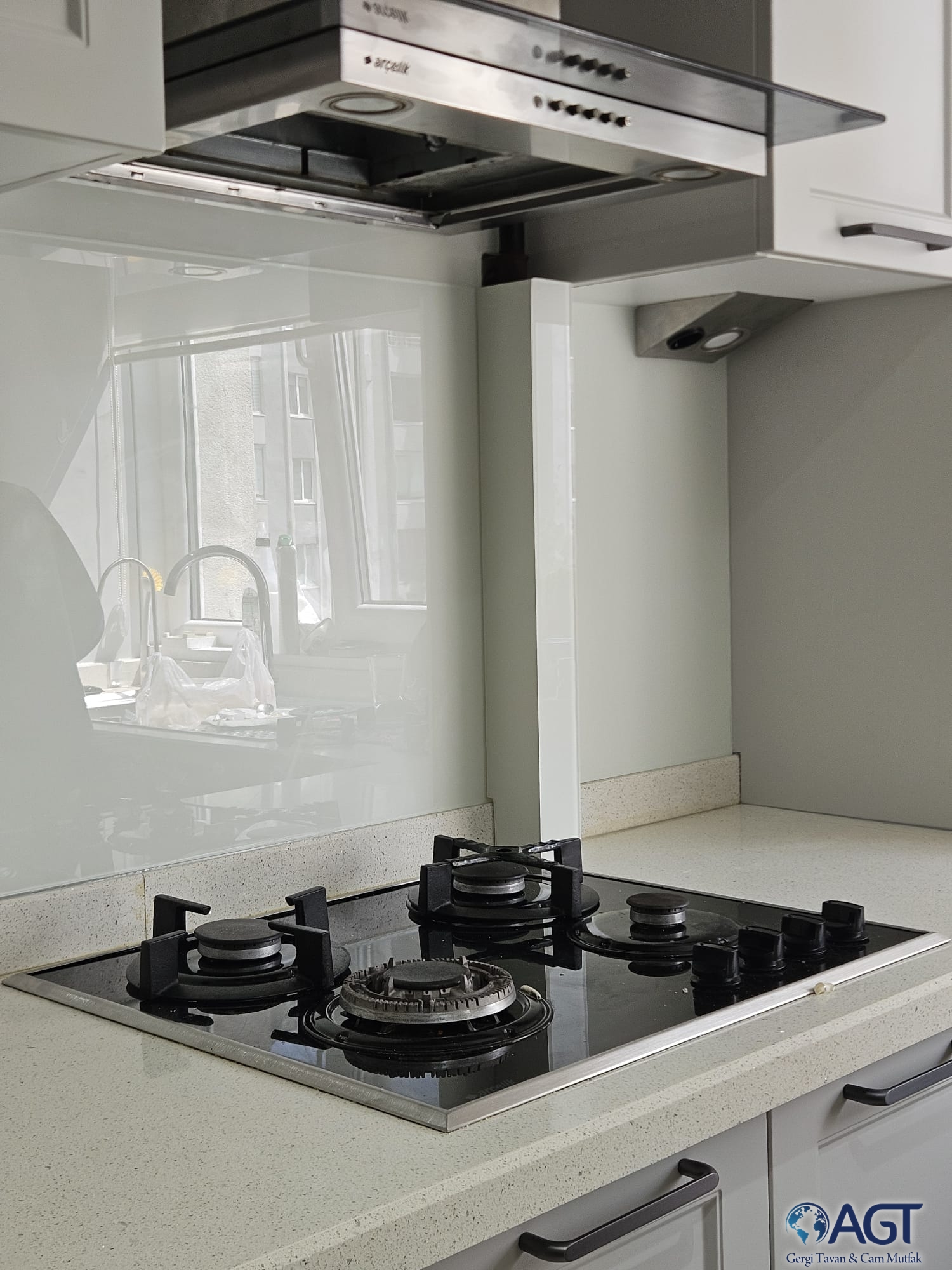 Ultra Clear Beyaz Cam Panel